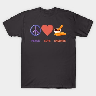 Peace Love Churros T-Shirt